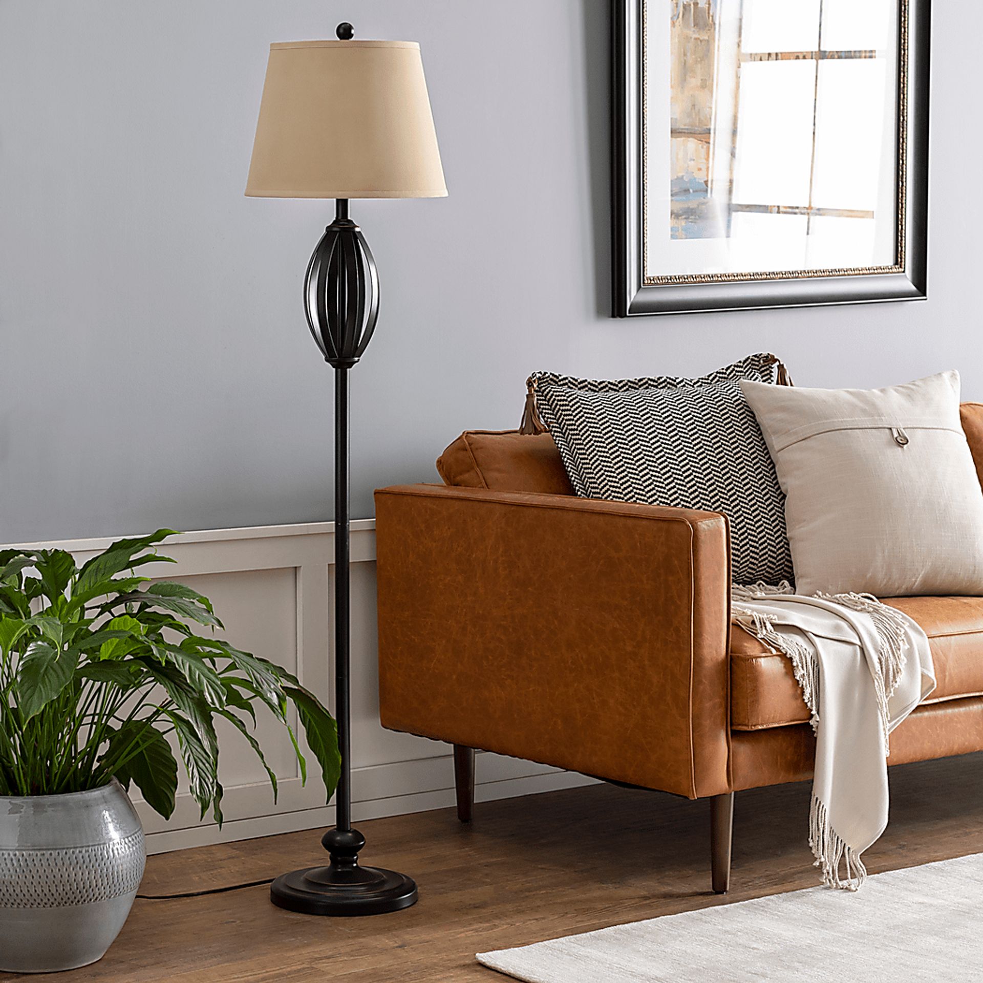 Hawks Point Bronze Floor Lamp - Image 8
