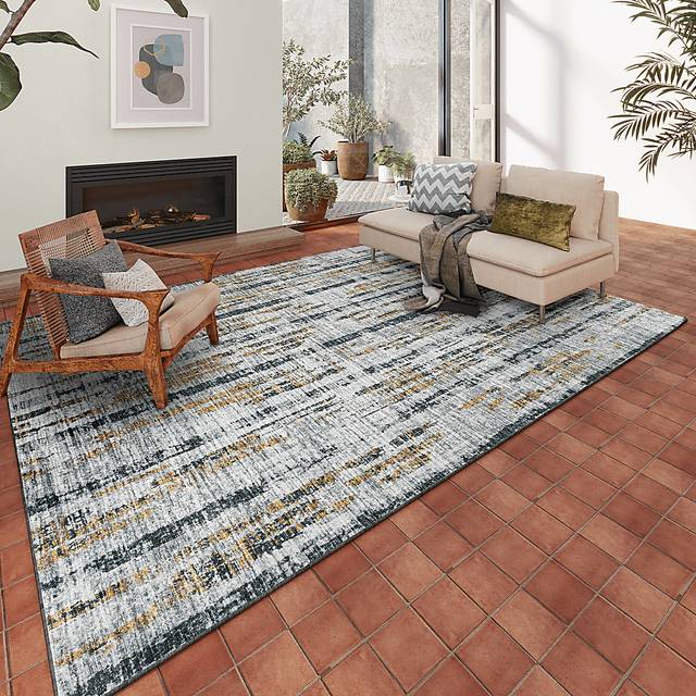 Hawksdale Gray 8' x 10' Rug - Thumbnail - Image 2