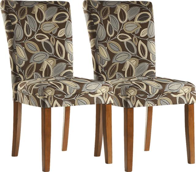 Hawksview Brown Side Chair (Set of 2) - Thumbnail - Image 1
