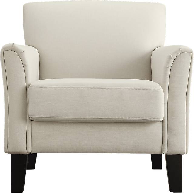 Hawley White Accent Chair - Thumbnail - Image 2