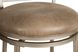 Haxton Pewter Swivel Barstool