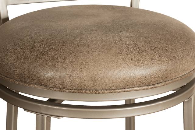 Haxton Pewter Swivel Barstool - Thumbnail - Image 2
