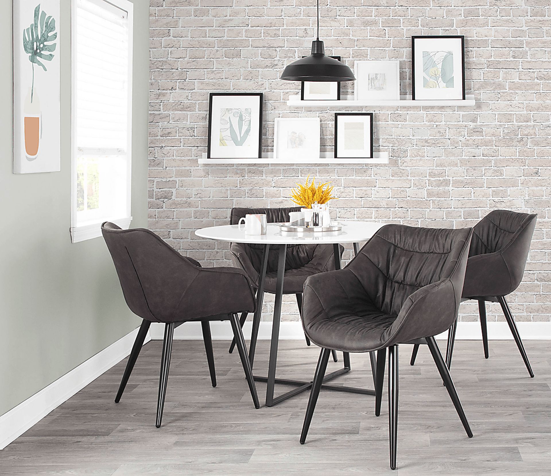 Haycort Black Accent Chair, Set of 2 - Image 9
