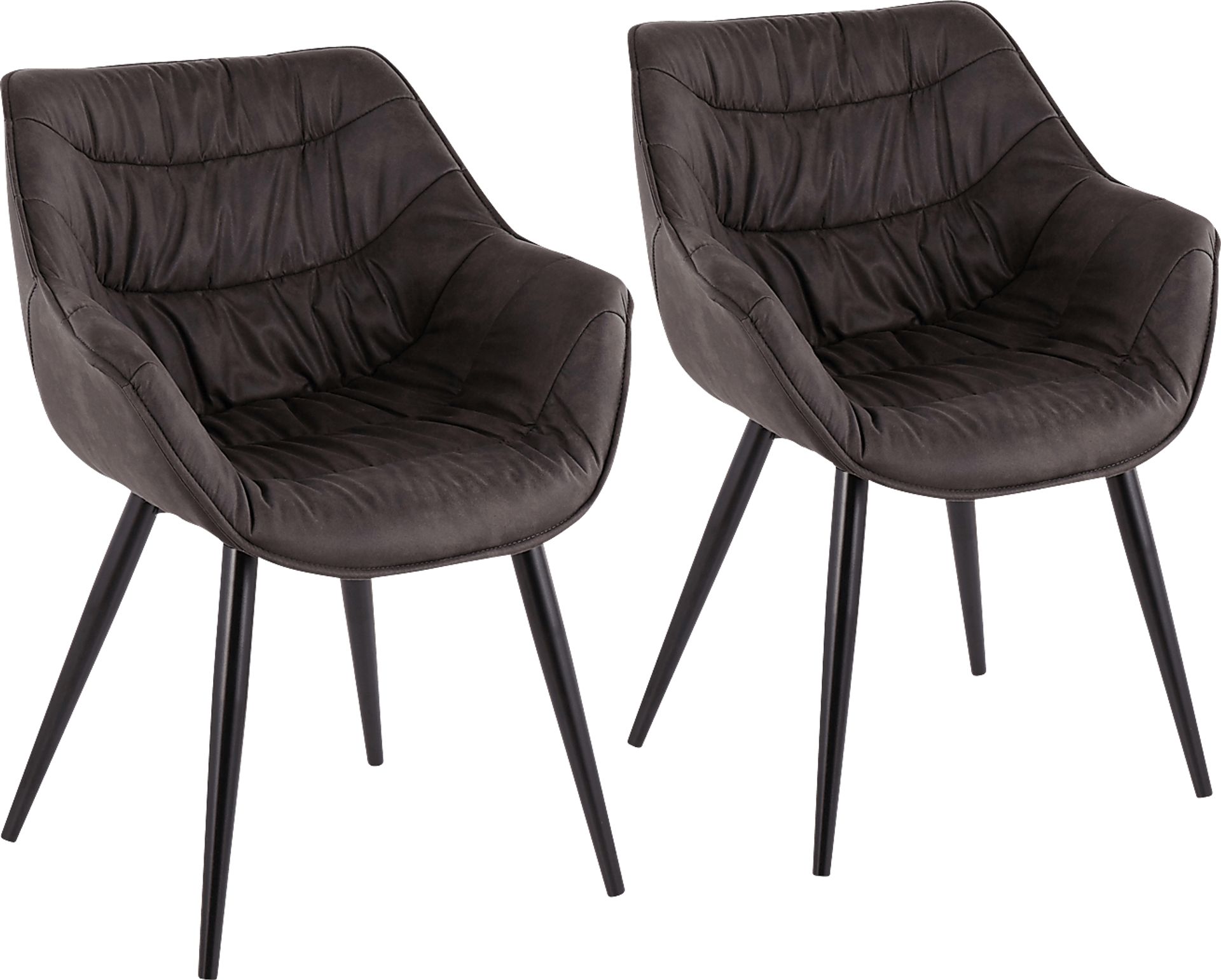 Haycort Black Accent Chair, Set of 2 - Image 1