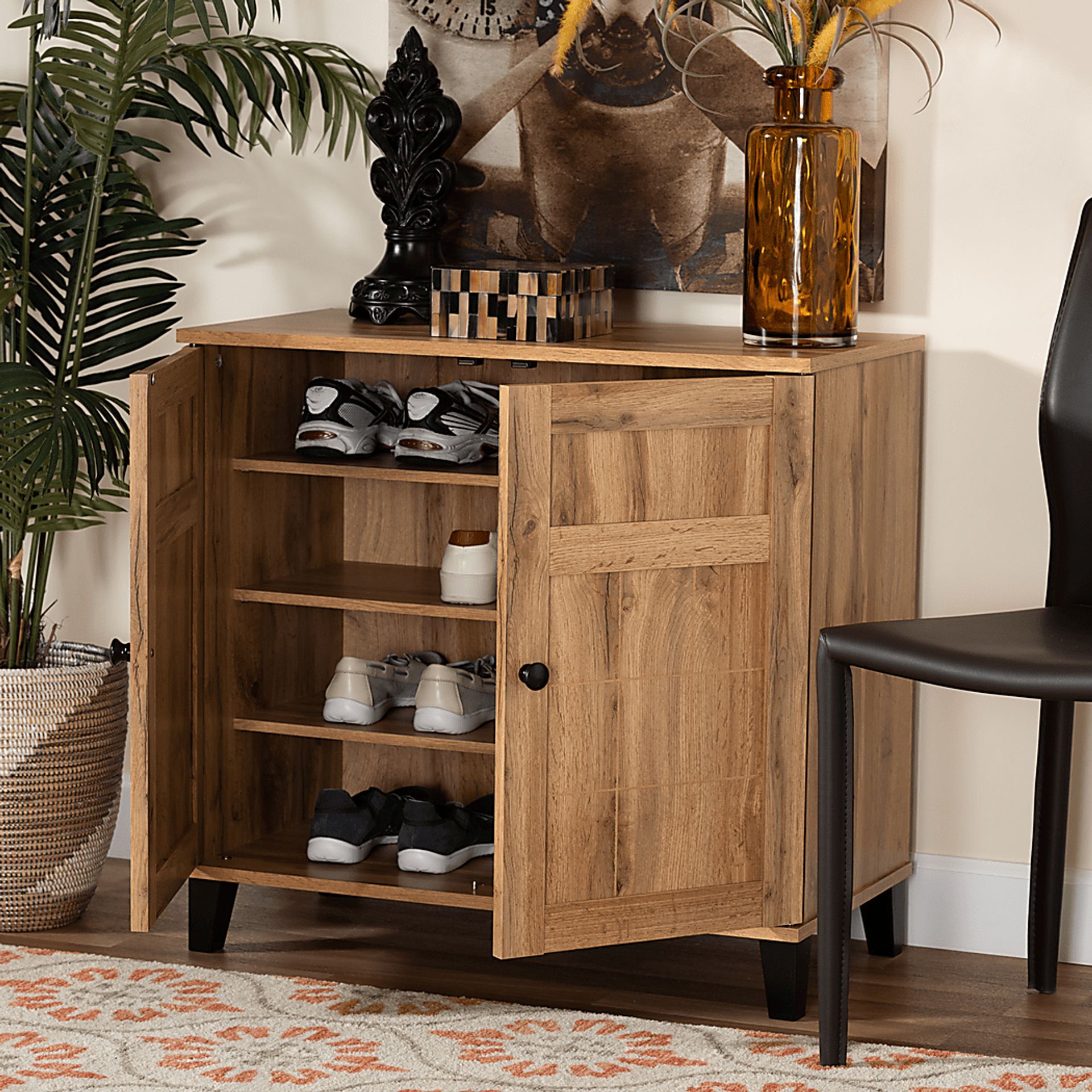 Haydel Oak Accent Cabinet - Image 8