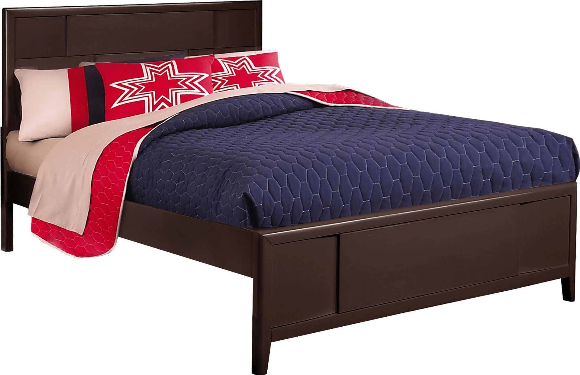 Hayden Lane Merlot 3 Pc Full Bed - Image 1