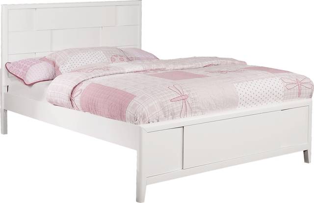 Hayden Lane White 3 Pc Full Bed - Thumbnail - Image 1
