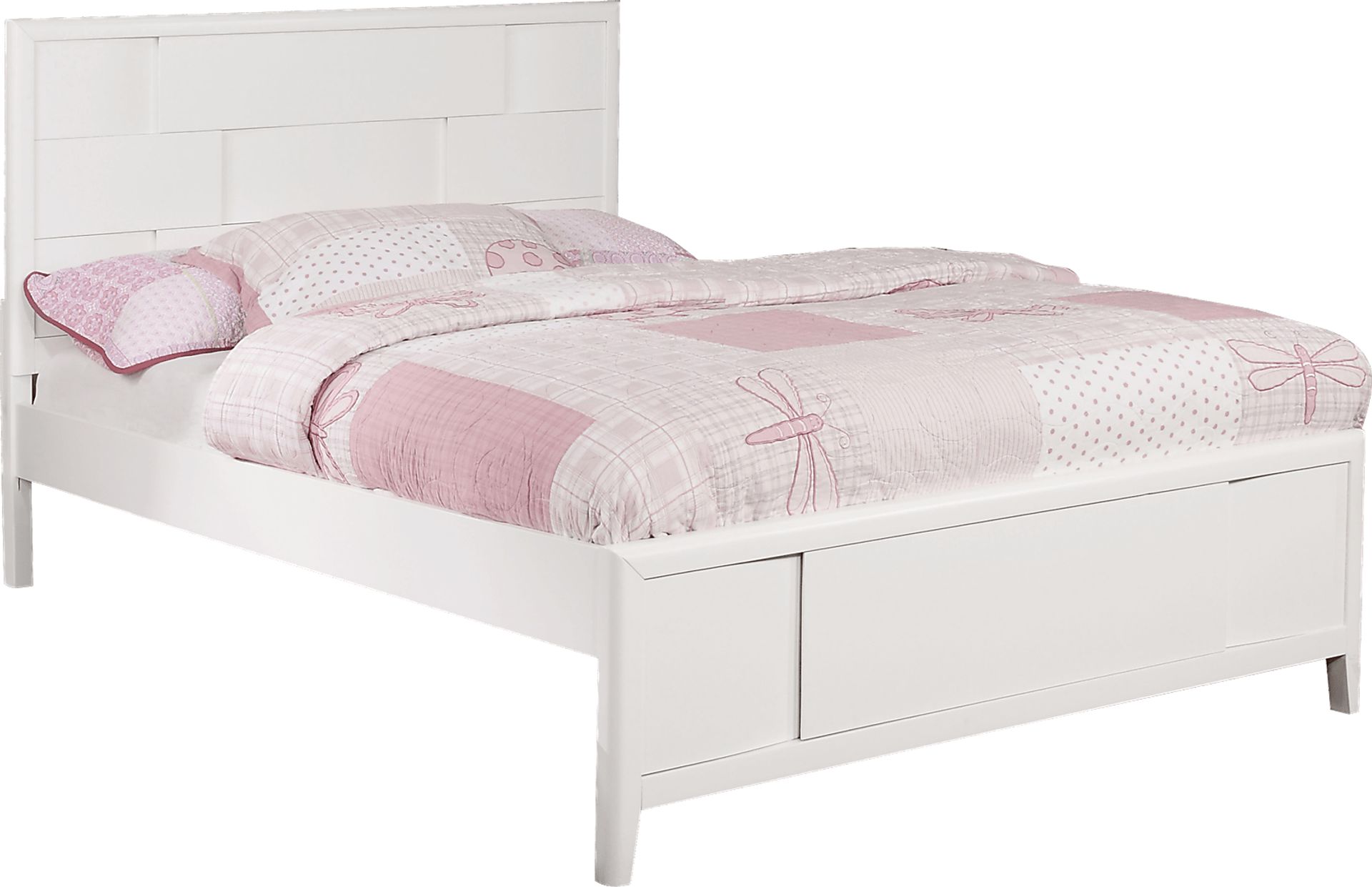 Hayden Lane White 3 Pc Full Bed - Image 1
