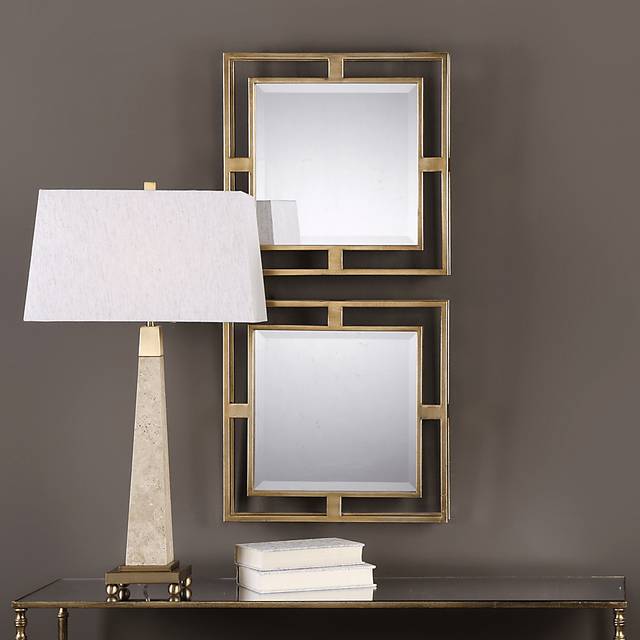 Haydin Gold Mirror, Set of 2 - Thumbnail - Image 3