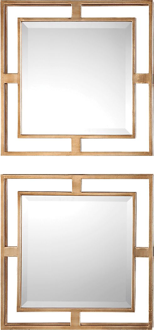 Haydin Gold Mirror, Set of 2