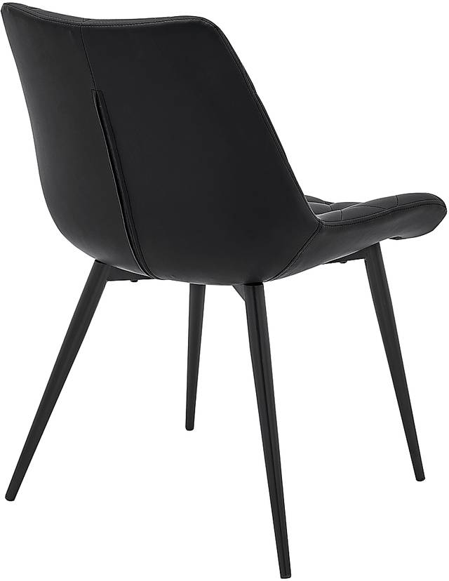 Hayleah Black Dining Chair, Set of 2 - Thumbnail - Image 4