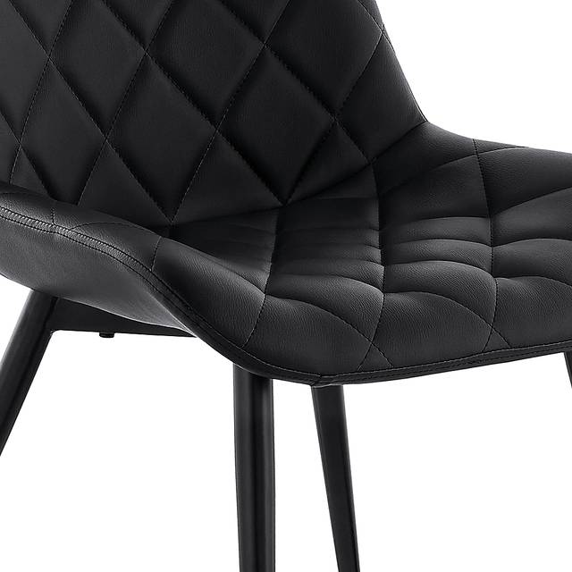 Hayleah Black Dining Chair, Set of 2 - Thumbnail - Image 6