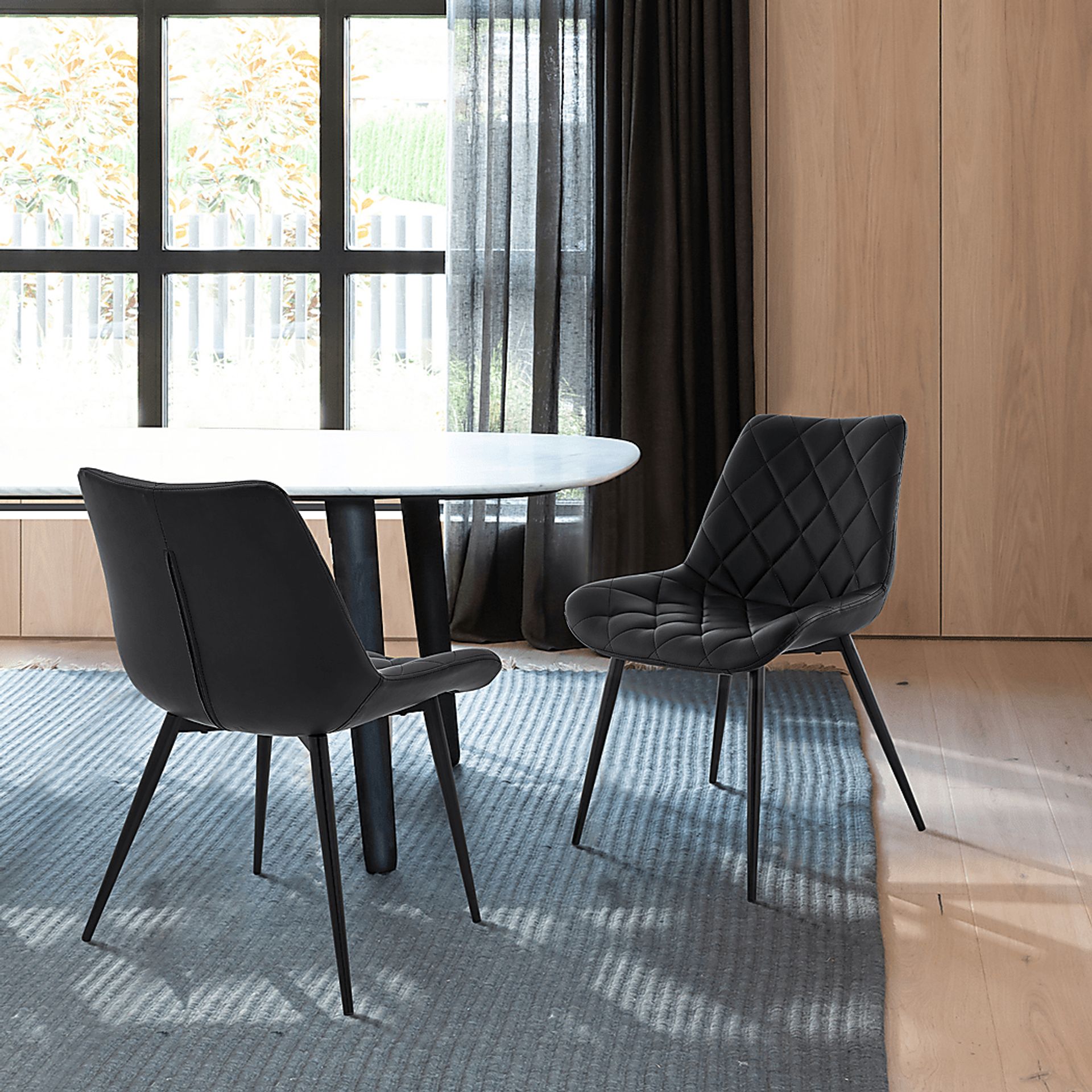 Hayleah Black Dining Chair, Set of 2 - Image 7