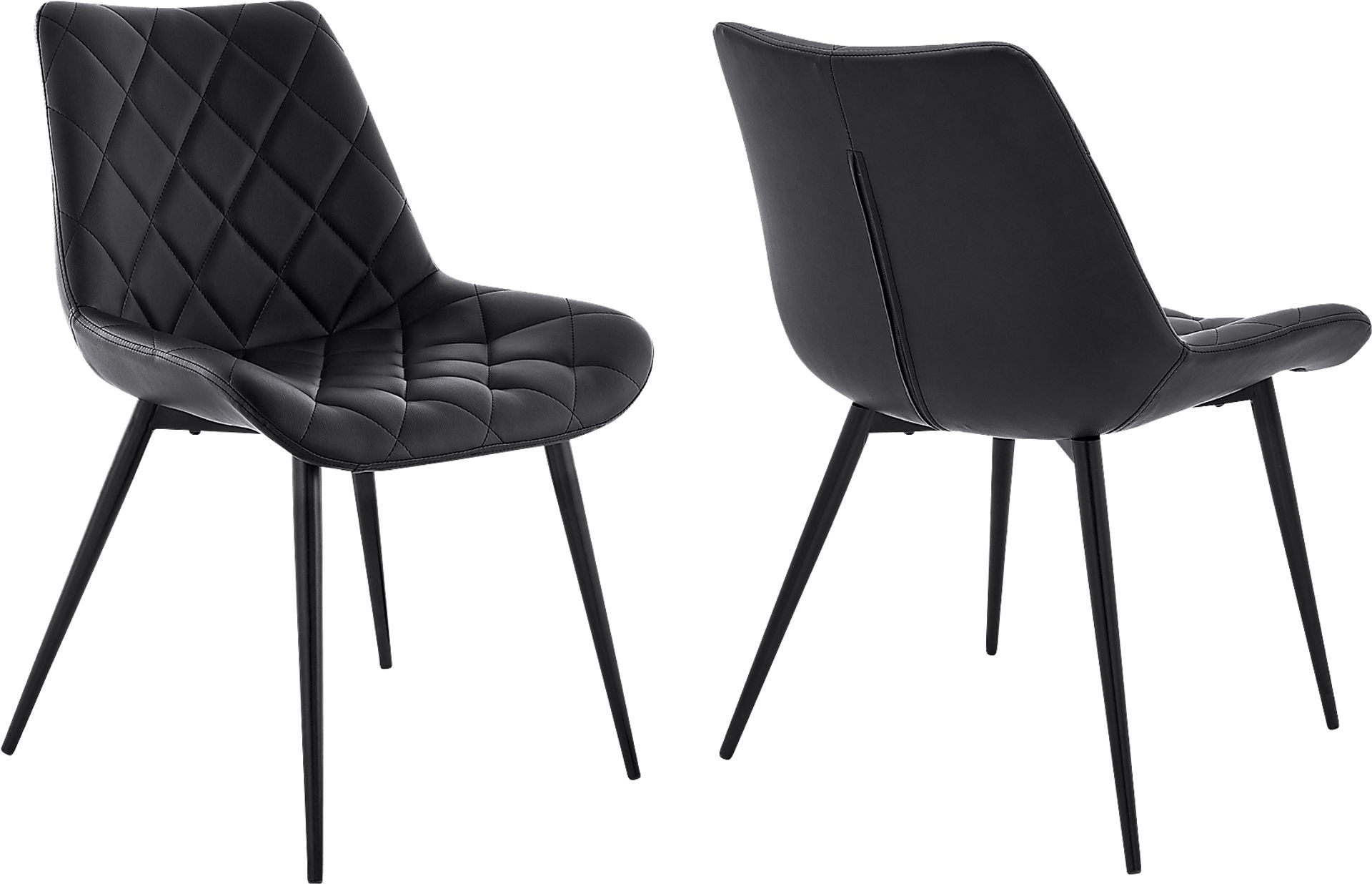 Hayleah Black Dining Chair, Set of 2 - Image 1