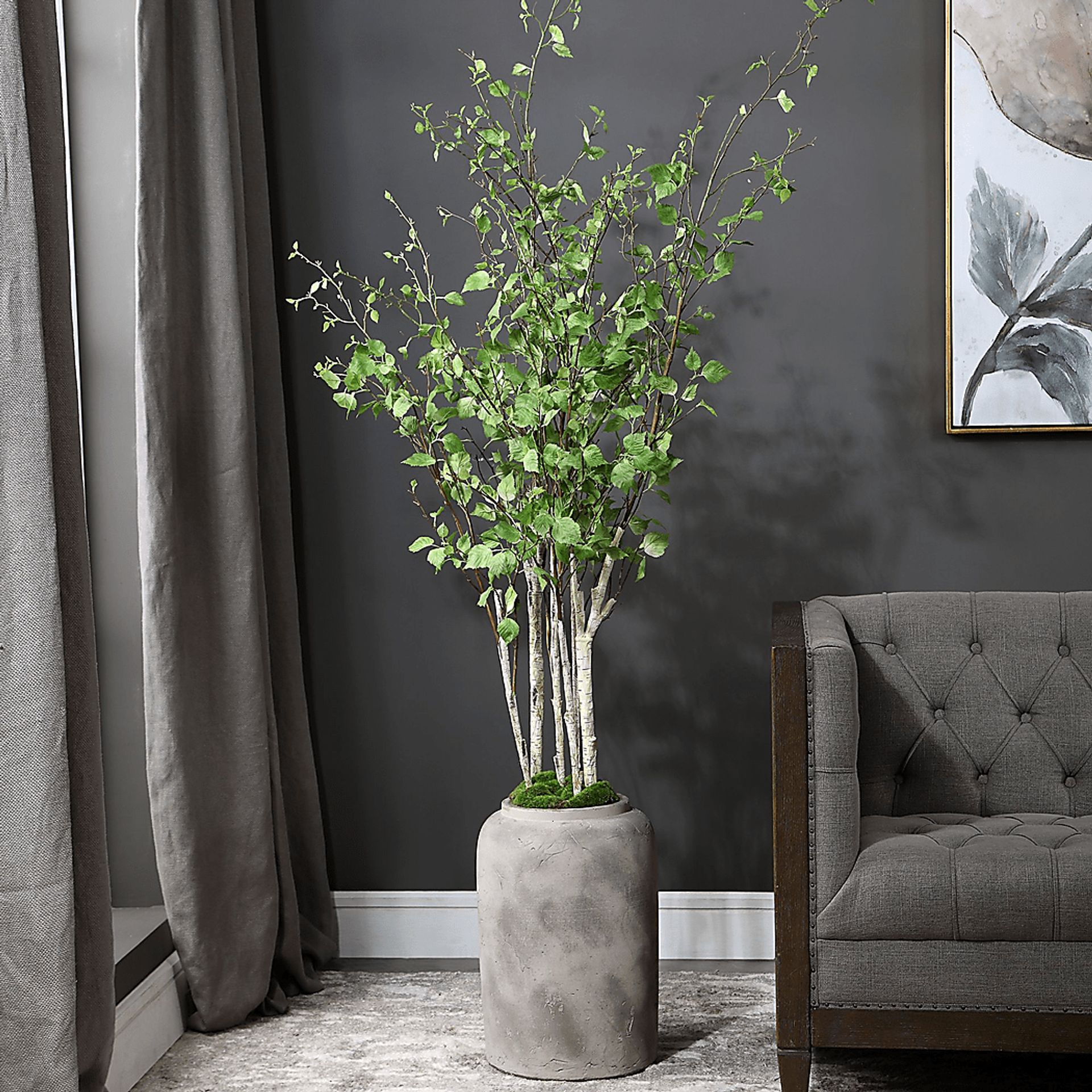 Hayles Green Faux River Birch - Image 2