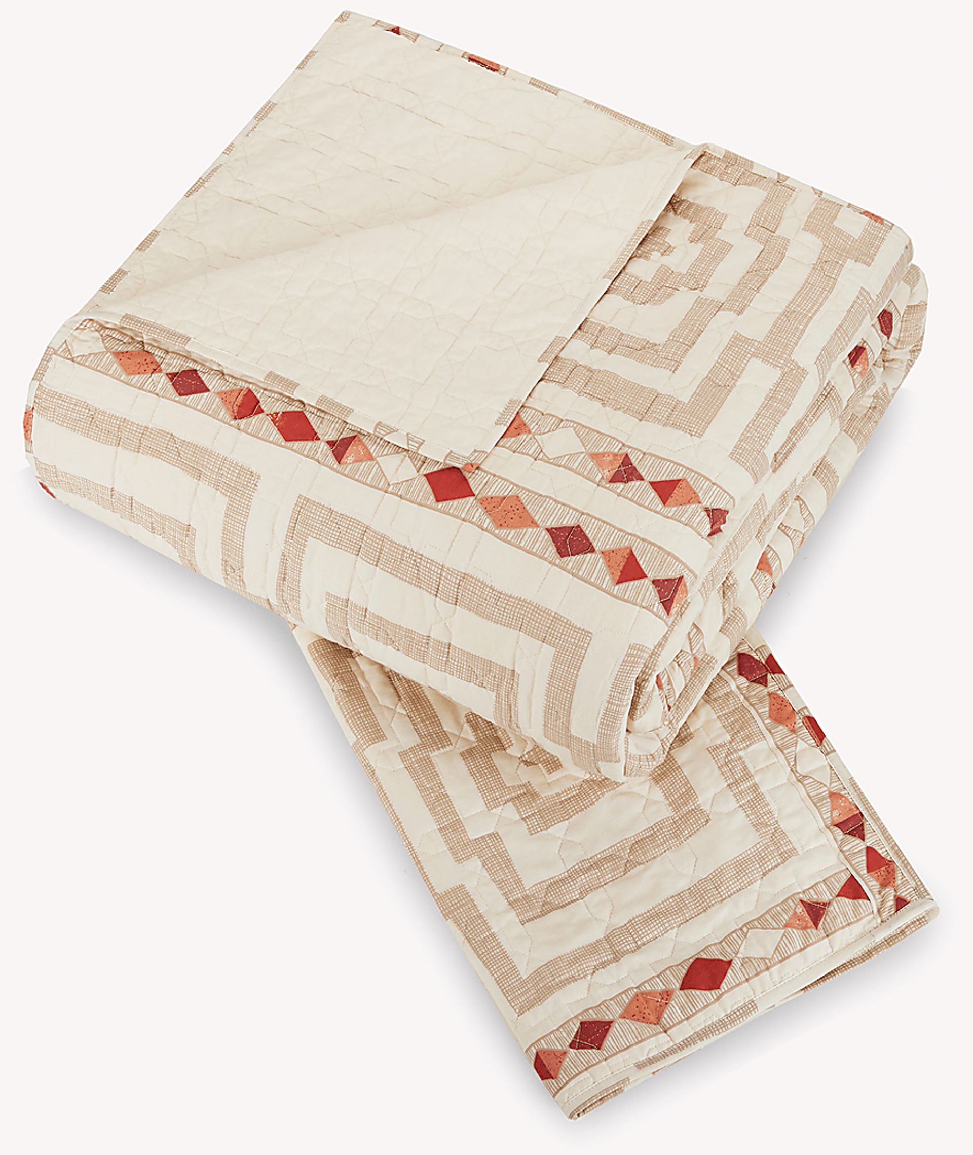 Haysford Cream Full/Queen 3 Pc Quilt Set - Image 8
