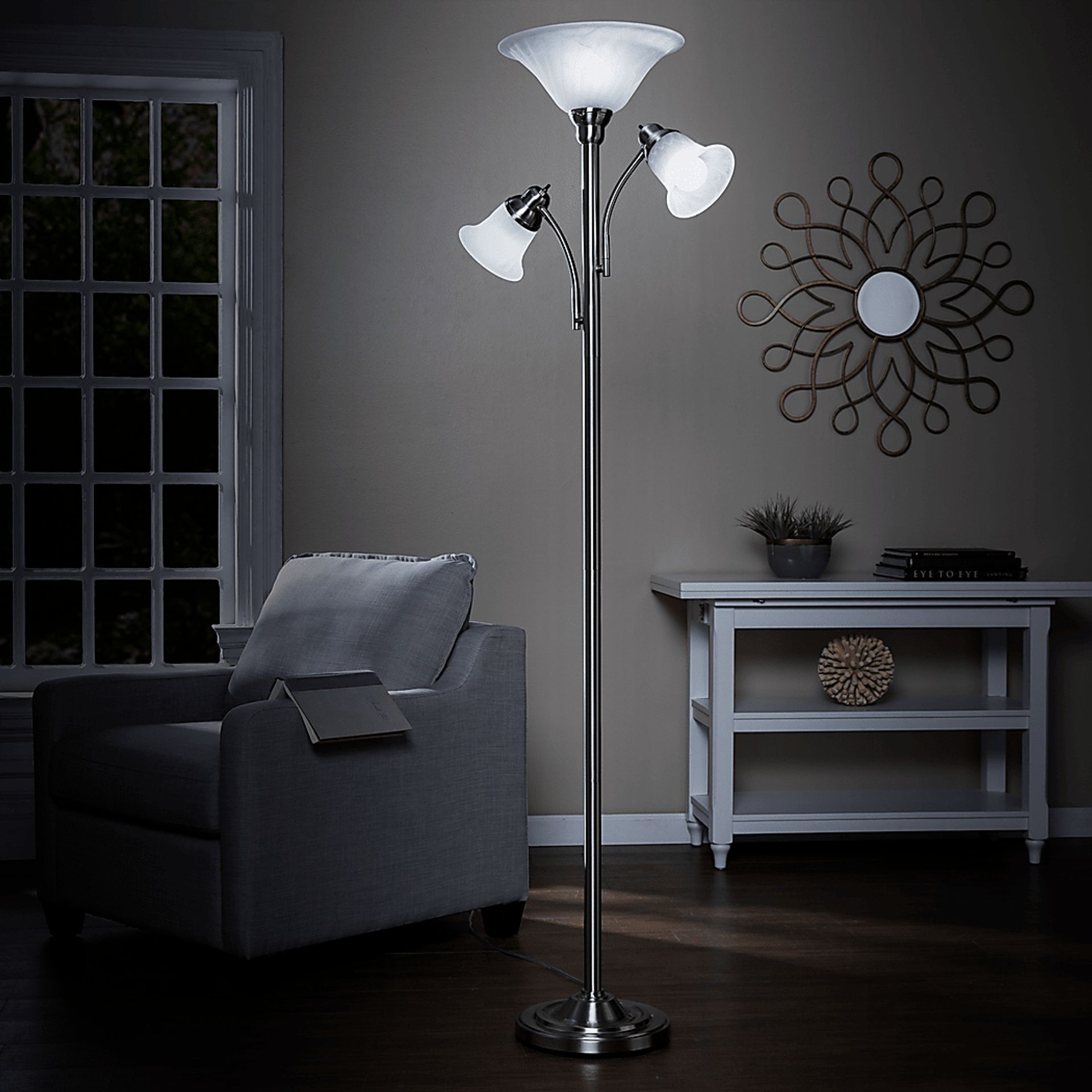 Hayter Gray Floor Lamp - Image 5