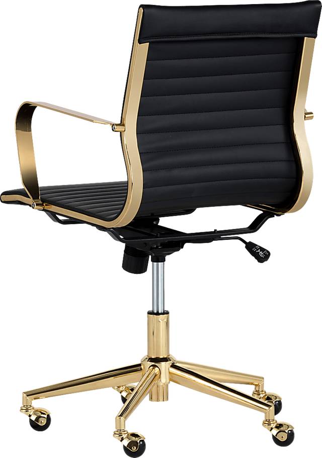 Hayvin Black Office Chair - Thumbnail - Image 3