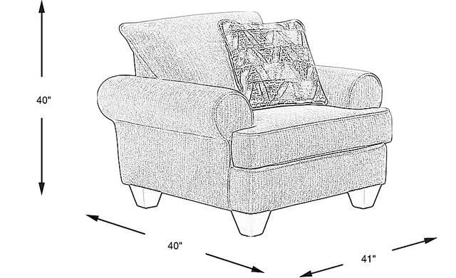 Dimension Image. Please refer to the Dimension Tab on this page for dimension details.