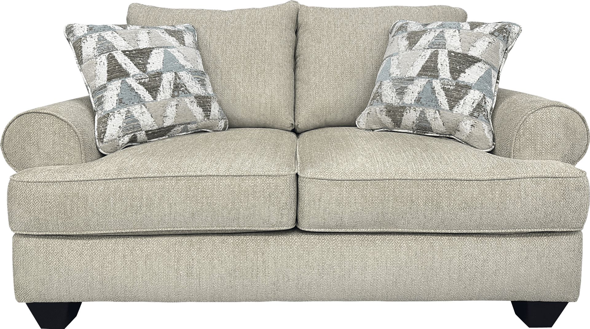 Hayward Beige Loveseat - Image 1