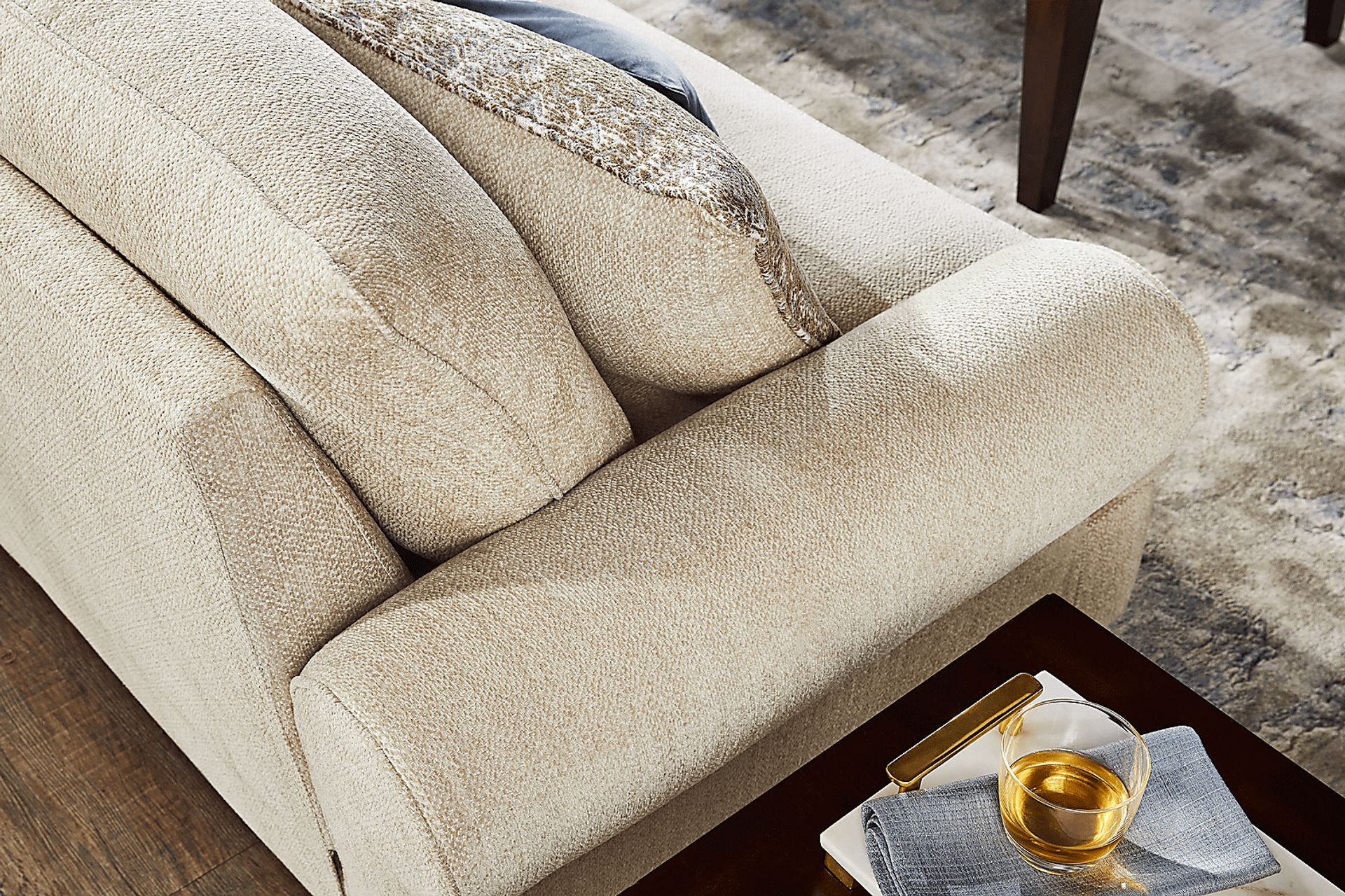 Hayward Beige Sofa - Image 6