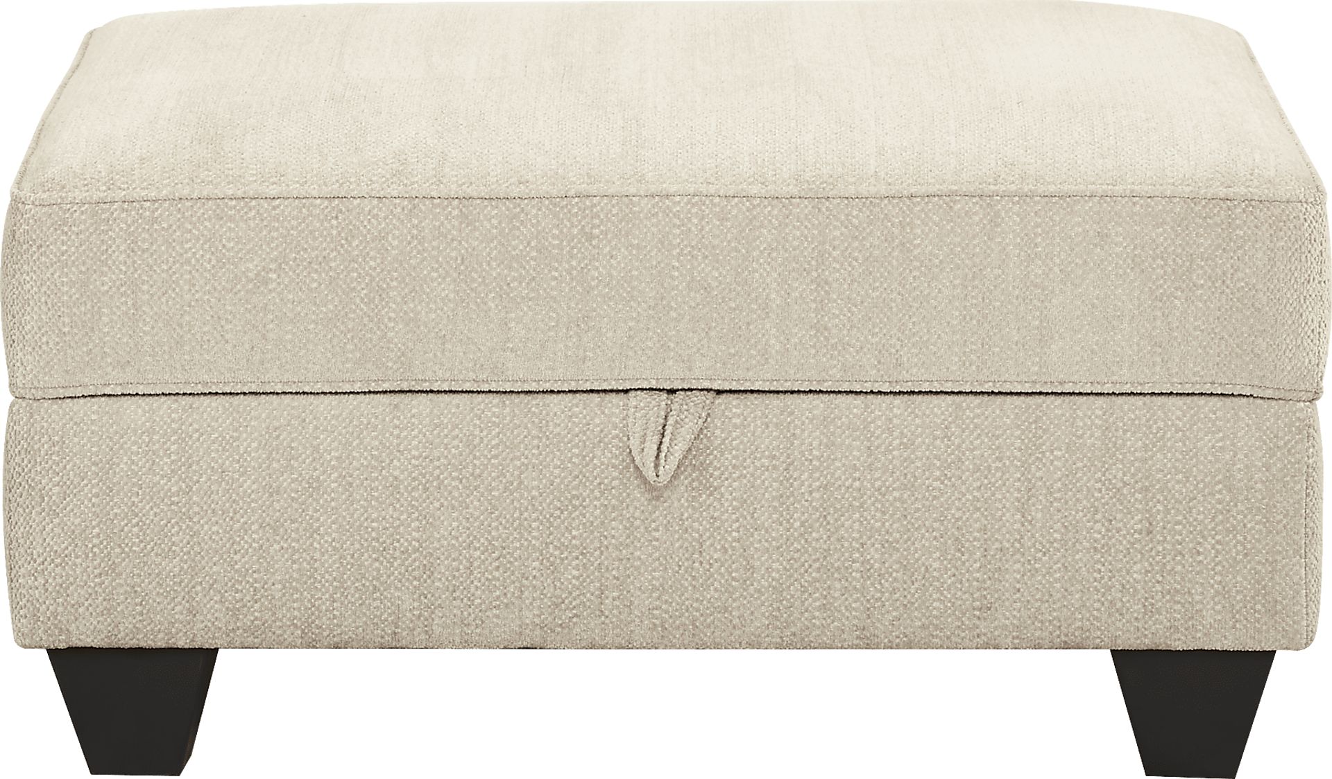 Hayward Beige Storage Ottoman - Image 3
