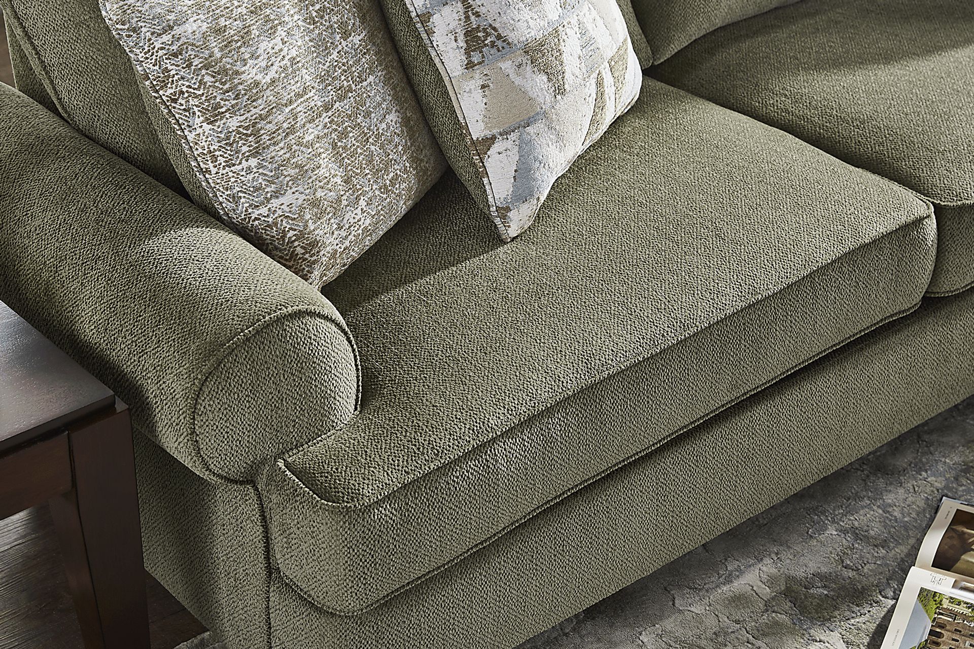 Hayward Green Sofa - Image 4