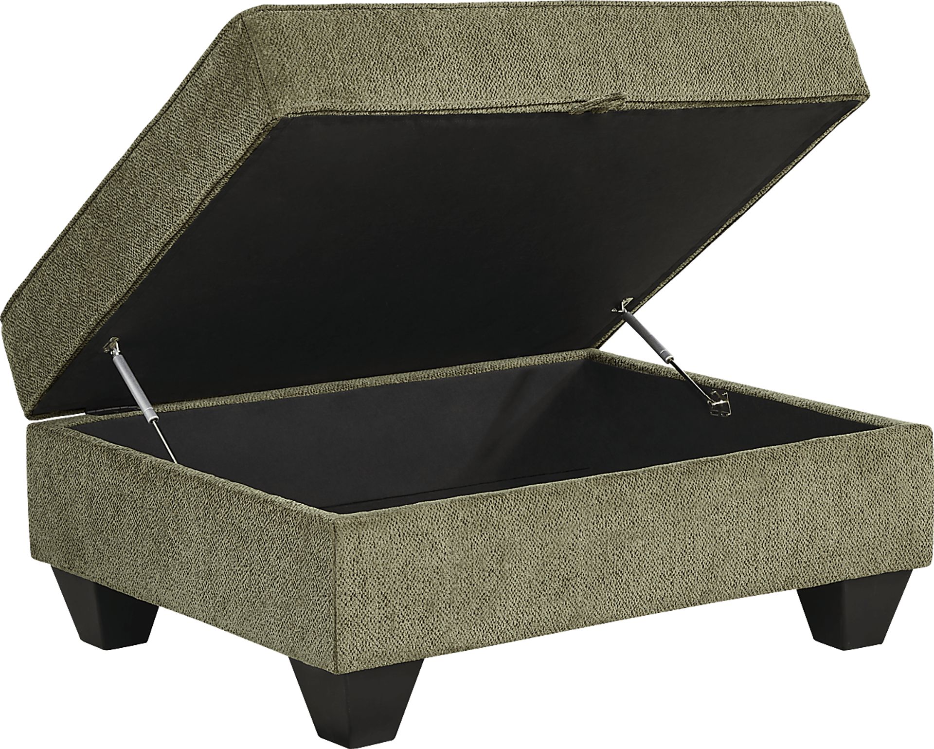 Hayward Green Storage Ottoman - Image 2