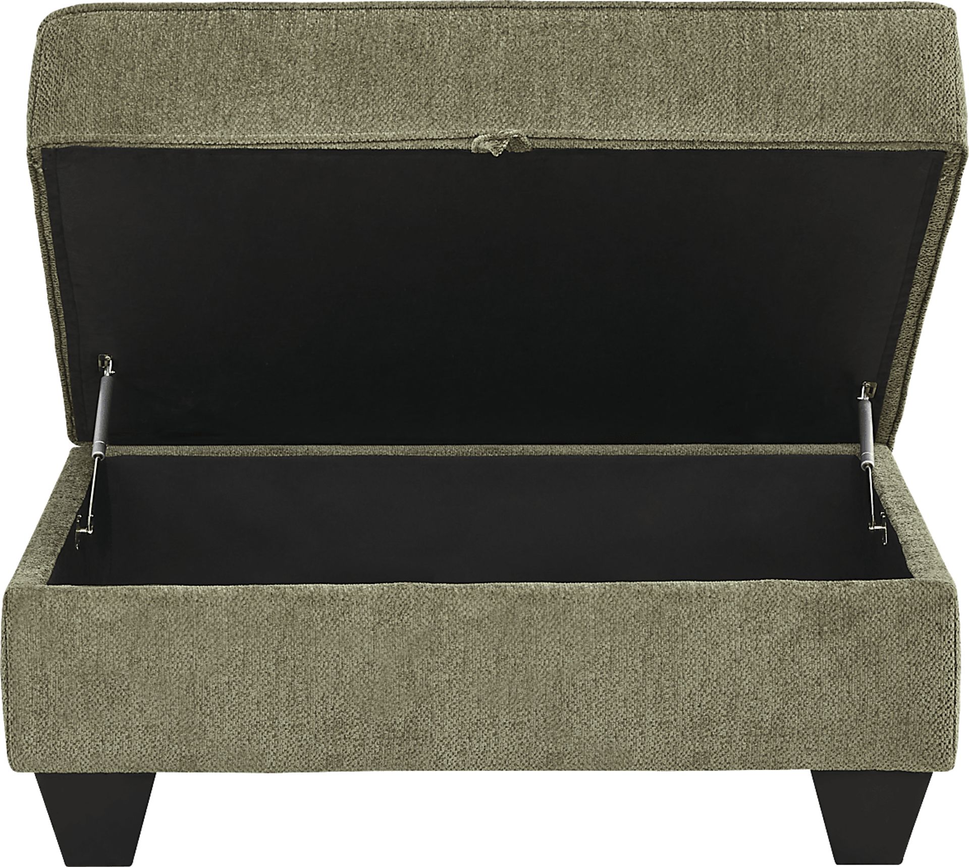 Hayward Green Storage Ottoman - Image 4