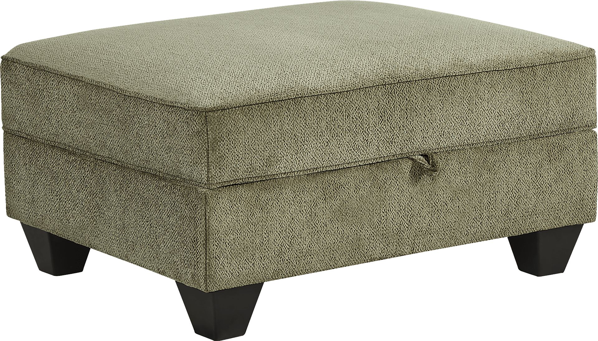 Hayward Green Storage Ottoman - Image 1