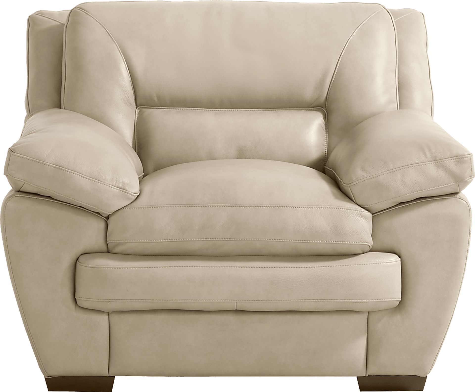 Hayworth Beige 5 Pc Leather Living Room - Image 8