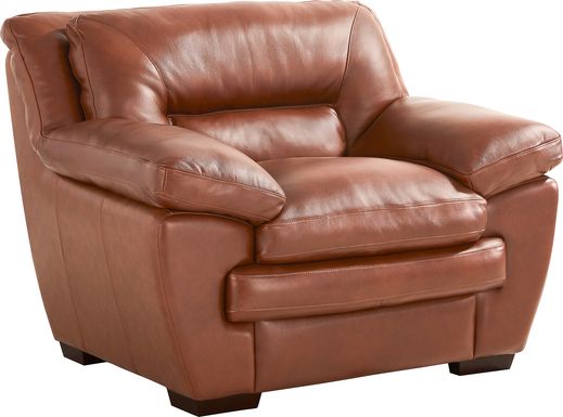 Hayworth Brown Leather Chair