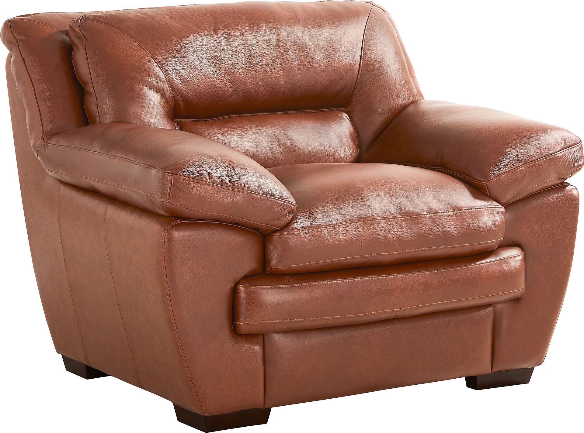 Hayworth Brown 2 Pc Leather Living Room - Image 7