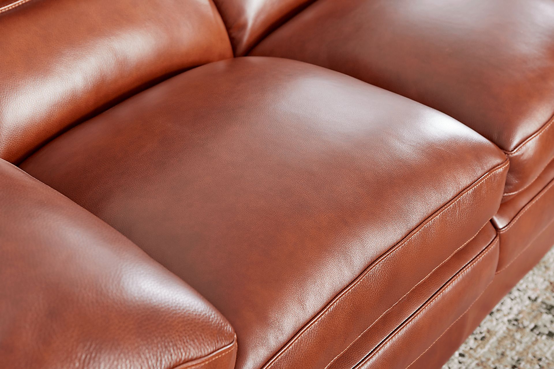 Hayworth Brown 2 Pc Leather Living Room - Image 6