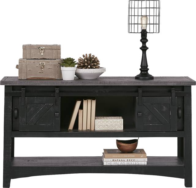 Hazel Peak Black Credenza - Thumbnail - Image 2