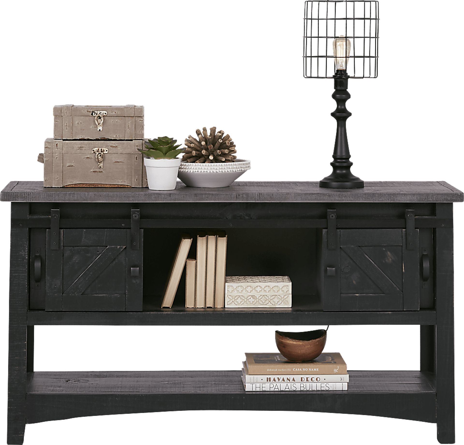 Hazel Peak Black Credenza - Image 2
