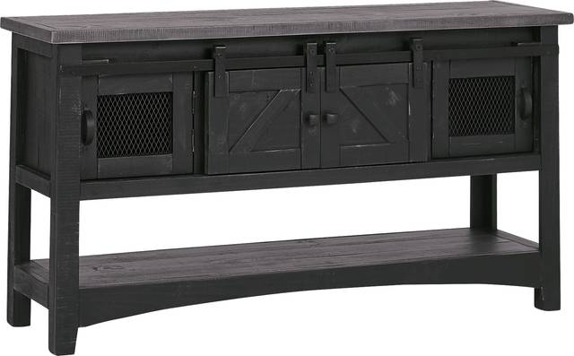 Hazel Peak Black Credenza - Thumbnail - Image 1
