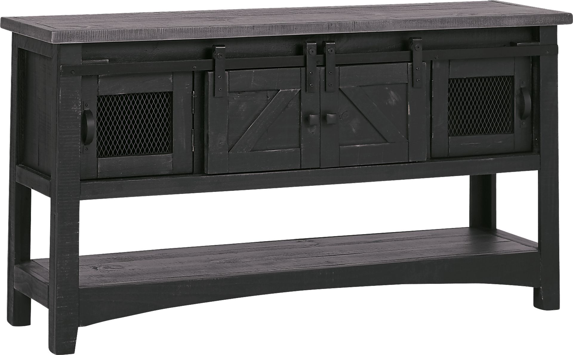 Hazel Peak Black Credenza - Image 1