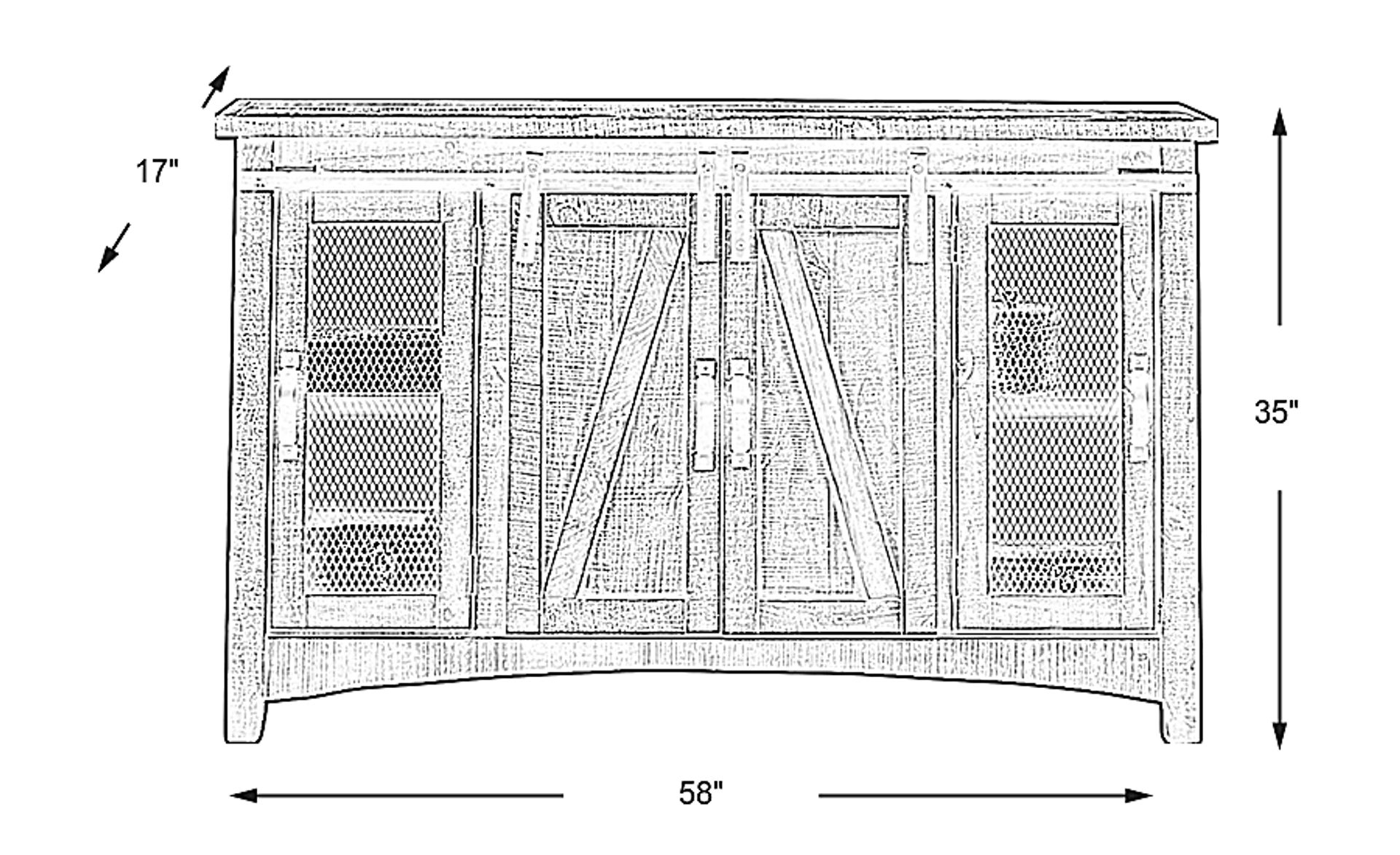 Dimension Image. Please refer to the Dimension Tab on this page for dimension details.