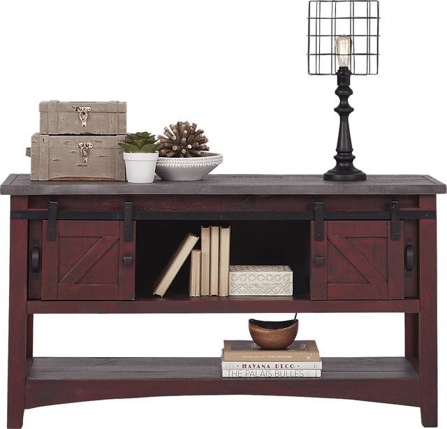 Hazel Peak Red Credenza - Thumbnail - Image 2