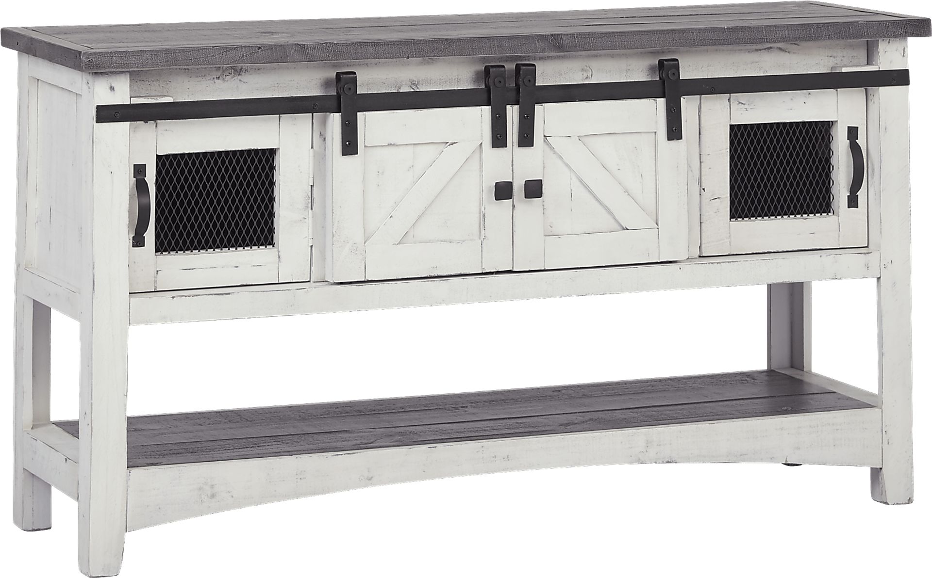Hazel Peak White Credenza - Image 1