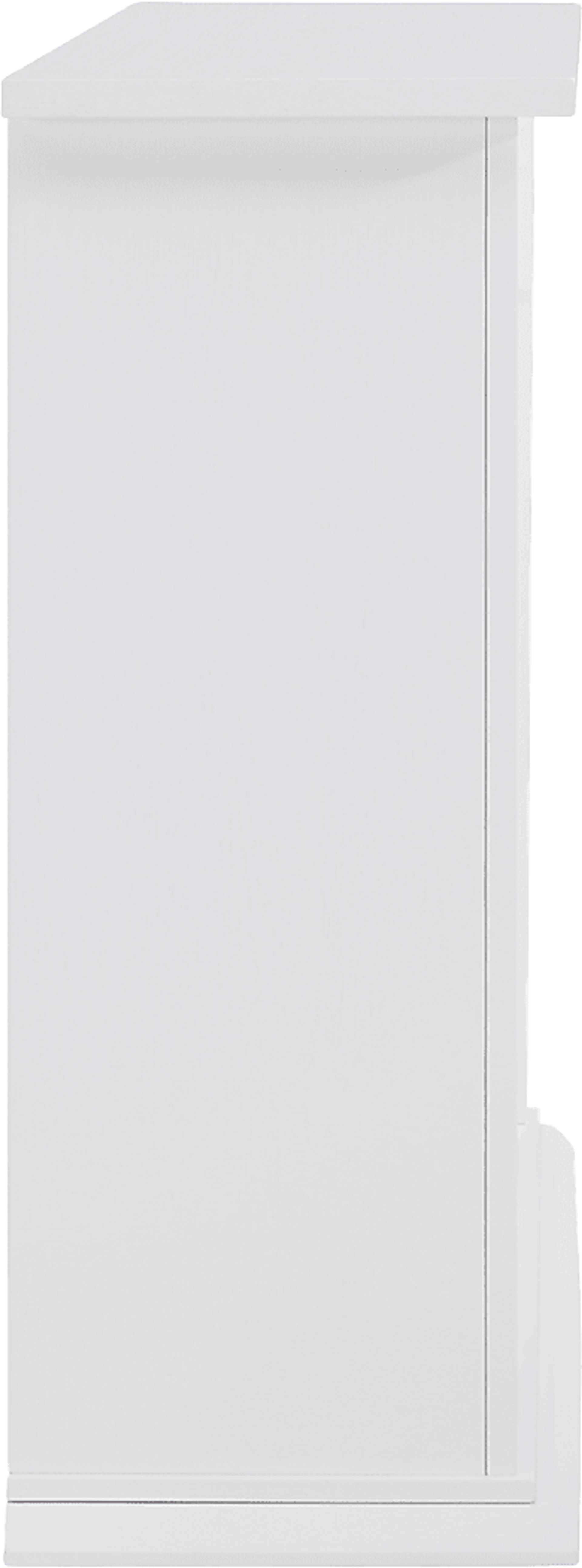 Hazelhurst IV White 50 in. Console With Touch Panel Electric Fireplace - Image 5