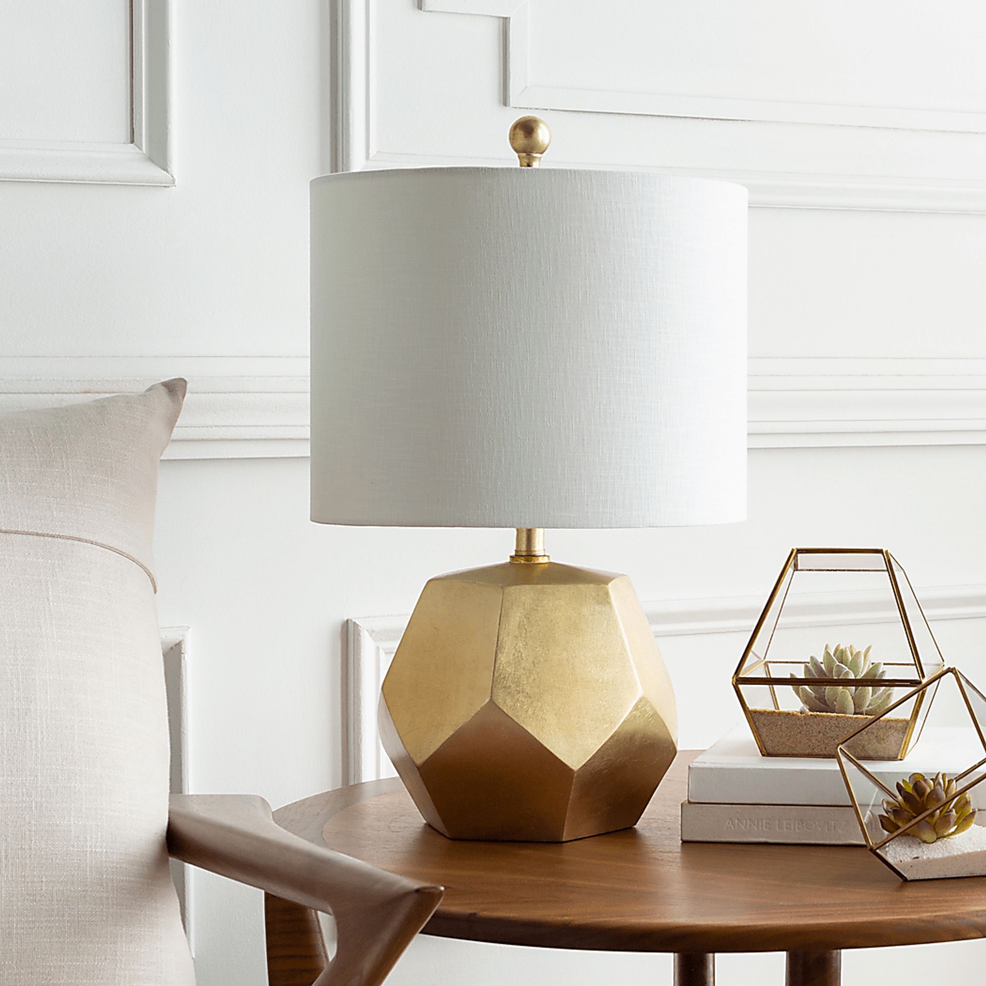 Hazelhurst Street Gold Lamp - Image 3