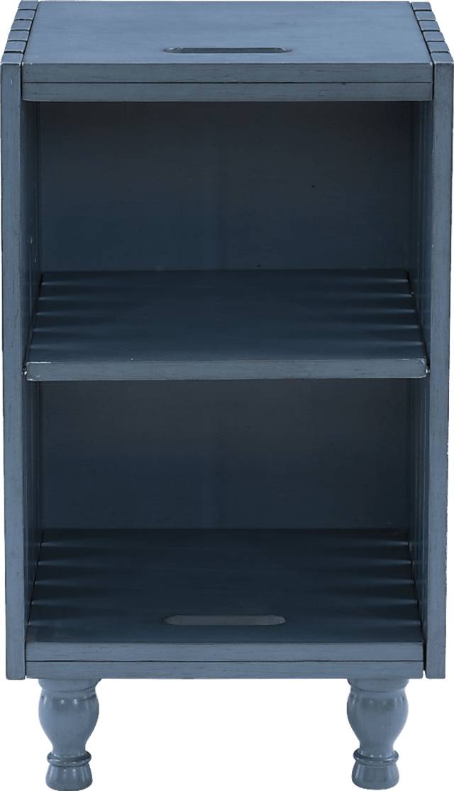 Hazelle Blue Accent Table - Thumbnail - Image 2