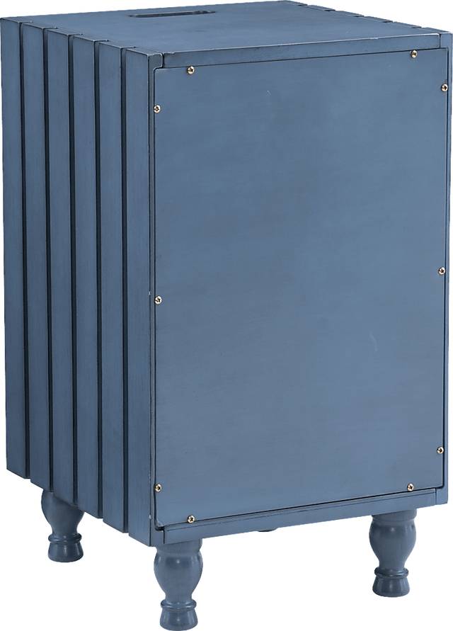 Hazelle Blue Accent Table - Thumbnail - Image 4