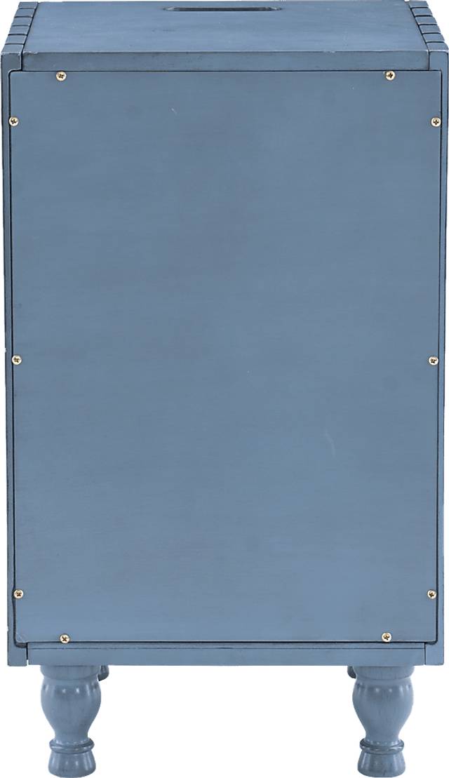 Hazelle Blue Accent Table - Thumbnail - Image 5