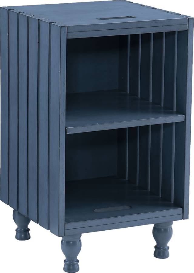 Hazelle Blue Accent Table - Thumbnail - Image 1