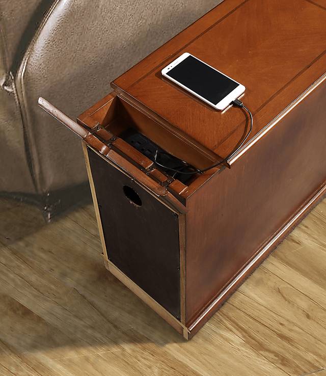 Hazellete Brown Side Table - Thumbnail - Image 3