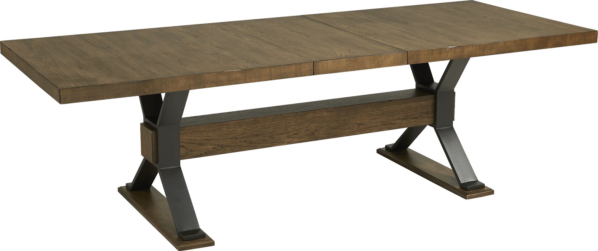 Hazelnut Woods Brown 6 Pc Dining Room with Upholstered Chairs and Bench - Image 3