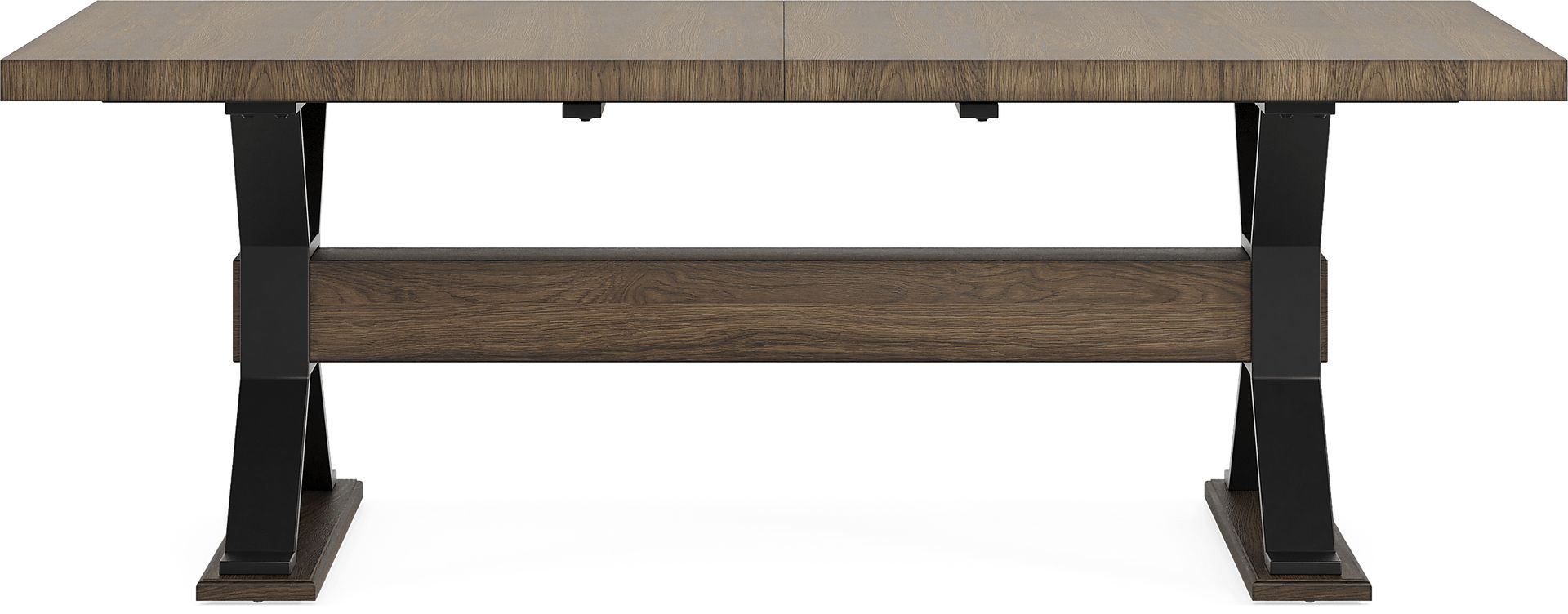 Hazelnut Woods Brown 84-102 in. Dining Table - Image 4